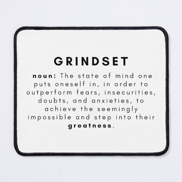 Item preview, Grindset - white designed and sold by Mad-Boy.