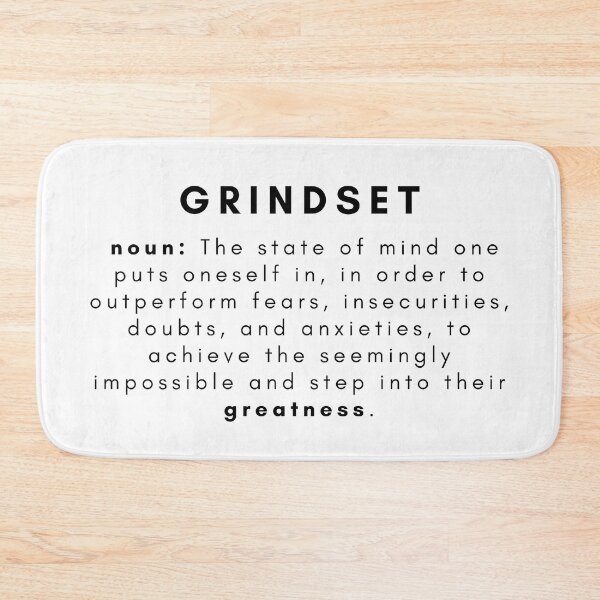 Item preview, Grindset - white designed and sold by Mad-Boy.