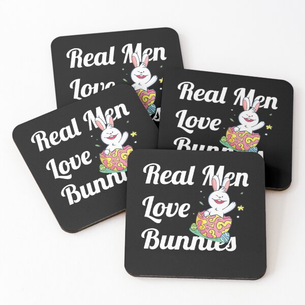 Item preview, Funny Rabbit Real Men Love Bunnies Sweet Happy Easter Day Present,Cool Easter Quote For Rabbit Lovers Mens designed and sold by pedrored369.