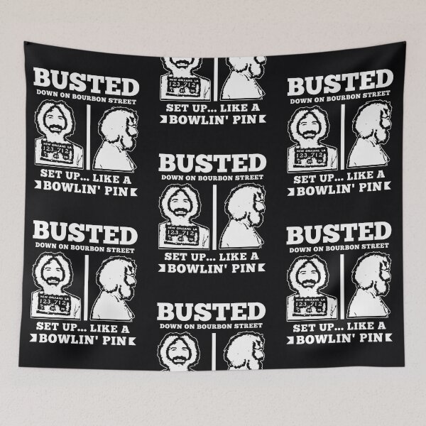 Item preview, Busted Bourbon Street Mug Shot designed and sold by Sugar-Magnolia.