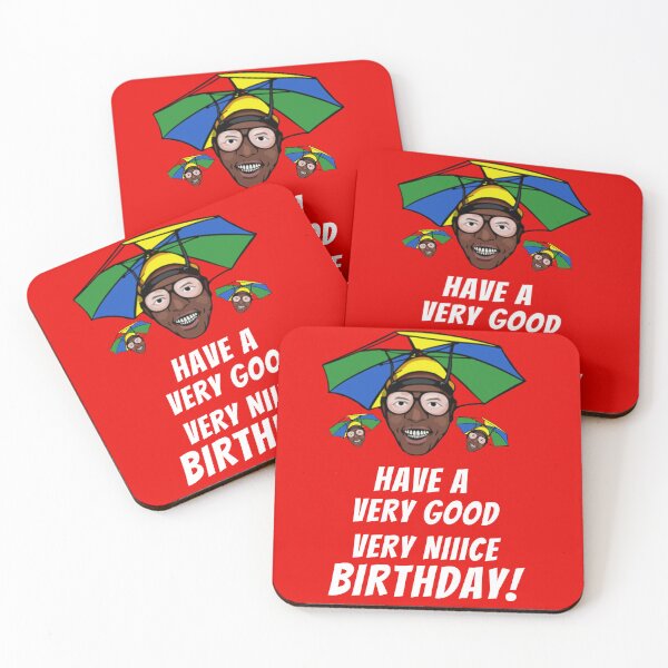 Item preview, Very good very nice Birthday Card - hello chicken nugget meme guy! designed and sold by POPCulturejb.