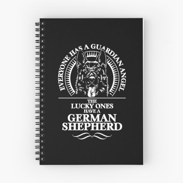 Item preview, German Shepherd Guardian Angel dog quote designed and sold by dogarts.