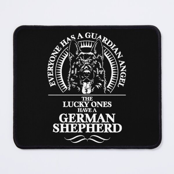 Item preview, German Shepherd Guardian Angel dog quote designed and sold by dogarts.