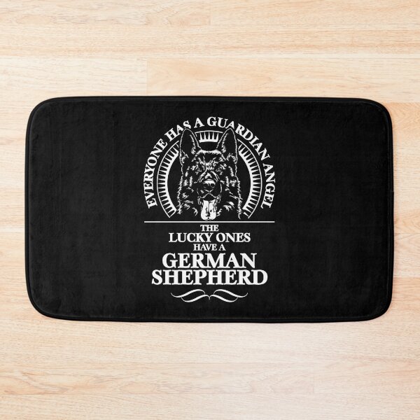 Item preview, German Shepherd Guardian Angel dog quote designed and sold by dogarts.