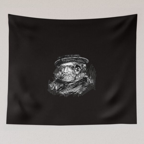 Item preview, Hand-drawn Portrait of a Man Illustration designed and sold by FunZoo.