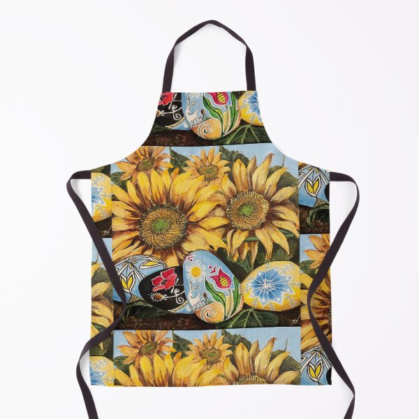 Item preview, Ukrainian Pysanka & Sunflowers For UNICEF designed and sold by Nora Lee Illustrations.
