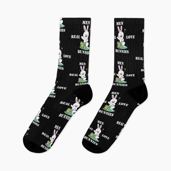 Item preview, Funny Rabbit Real Men Love Bunnies Awesome Happy Easter Day Gift,Nice Easter Quote For Rabbit Lovers Mens designed and sold by pedrored369.