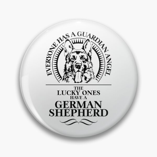 Item preview, German Shepherd Guardian Angel dog quote designed and sold by dogarts.