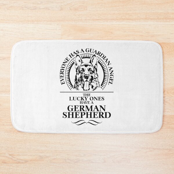 Item preview, German Shepherd Guardian Angel dog quote designed and sold by dogarts.