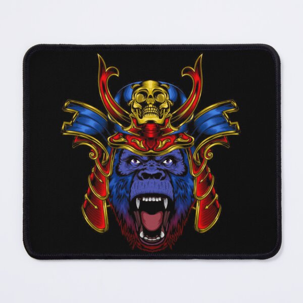 Item preview, Samurai Gorilla Head designed and sold by Teepocalypse.