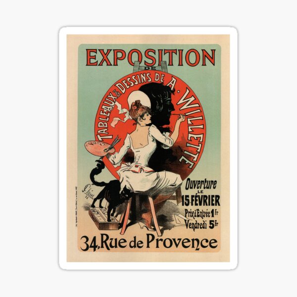 Item preview, Exposición Rue de Provence - Jules Chéret - Belle Époque - Arte Vintage designed and sold by RickE.