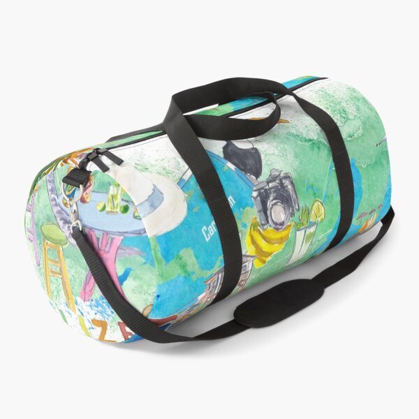 Item preview, Belize Caribbean Illustrated Travel Map with Roads and Tourist Highlights designed and sold by artshop77.