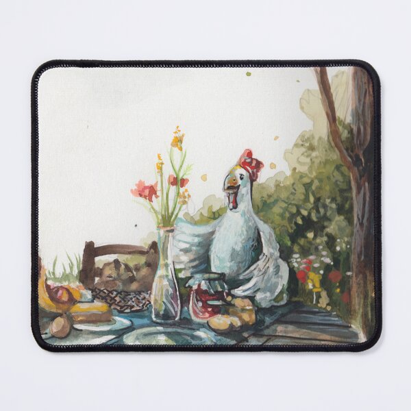 Item preview, chicken on a picnic designed and sold by Daria Berndt.