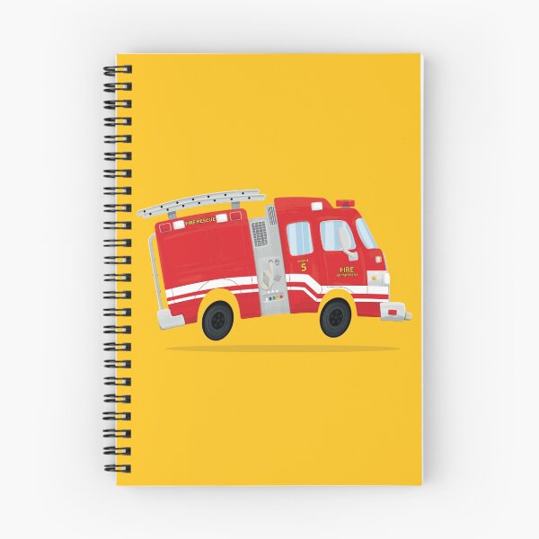 Artikelvorschau, Netter Feuerwehrauto entworfen und verkauft von NPolandDesigns.