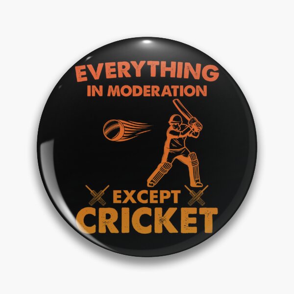 Item preview, Everything In Moderation Except Cricket Classic T-Shirt designed and sold by stewaales6.