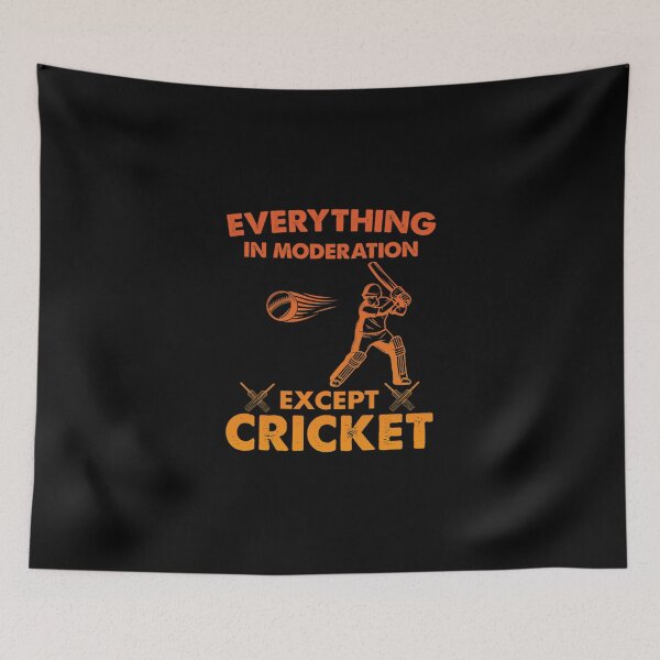 Item preview, Everything In Moderation Except Cricket Classic T-Shirt designed and sold by stewaales6.
