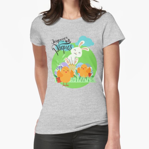 Item preview, Joyeuses Pâques - Happy Easter - Easter Egss - French designed and sold by T-shirtJohny.