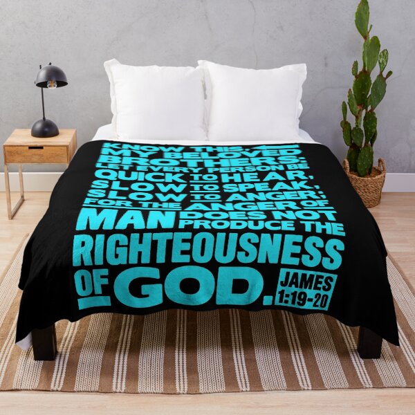 Item preview, James 1:19-20 Slow To Anger designed and sold by plushism.