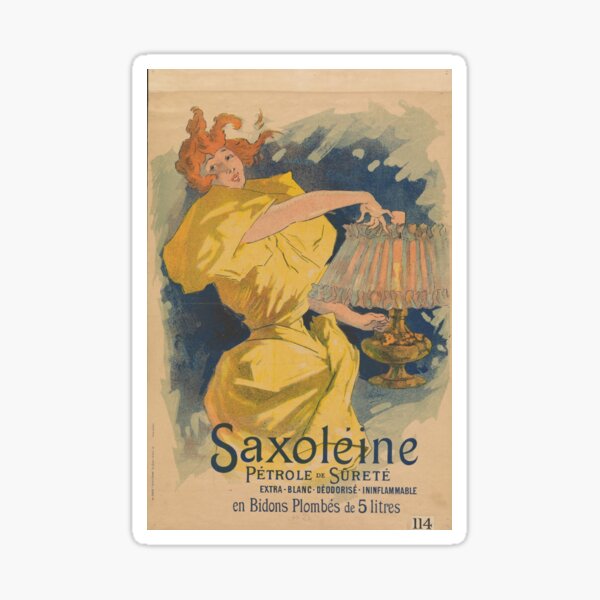 Item preview, Arte del cartel de Saxoleine - Jules Chéret - Belle Époque - Arte vintage designed and sold by RickE.