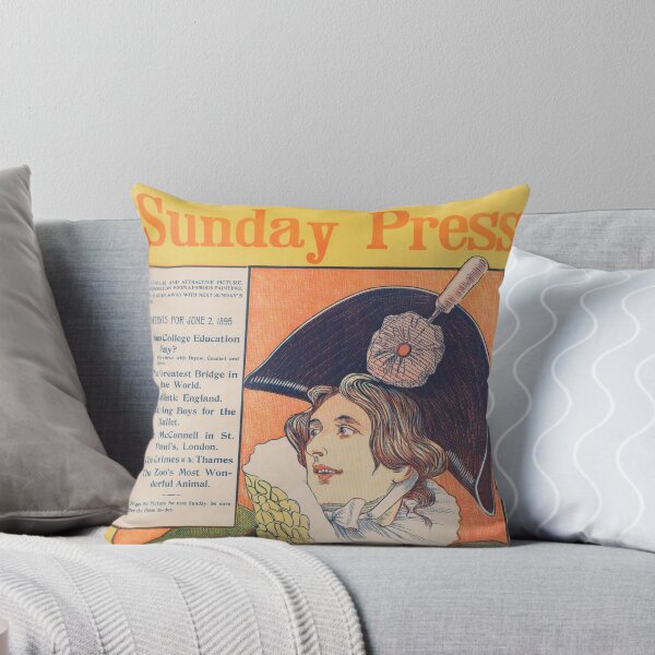 Item preview, Vintage Restored - Philadelphia Sunday Press Poster (1895) designed and sold by leafsquare.