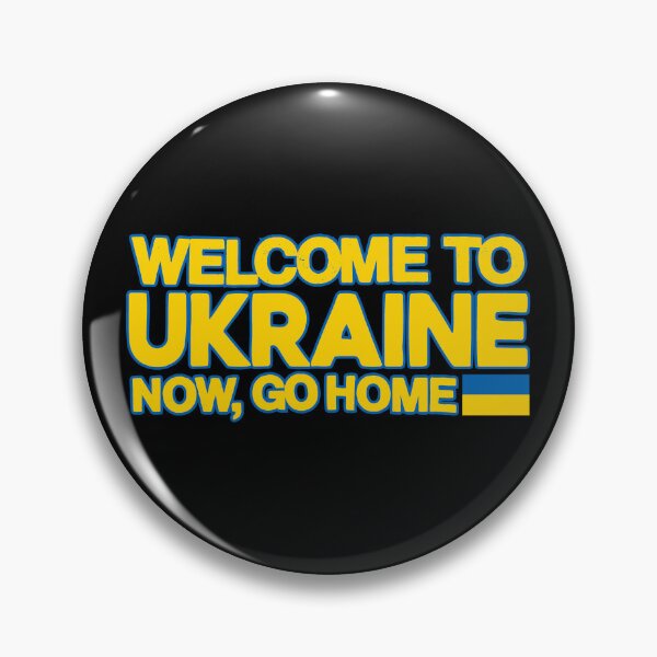 Artikelvorschau, Willkommen in der UKRAINE Now Go Home - Retro-Tourismus Ukrainischer Anti-Krieg Stop Russia World Peace & Solidarity entworfen und verkauft von Killer-Shirts.