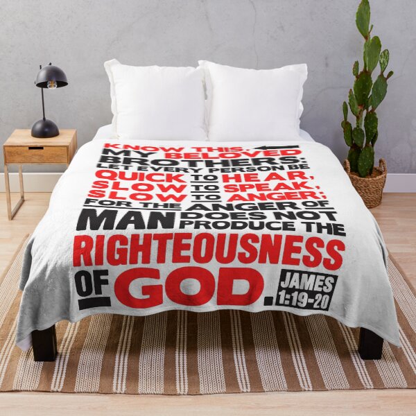 Item preview, James 1:19-20 Slow To Anger designed and sold by plushism.