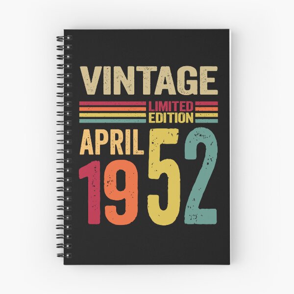 Item preview, 70 Years Old Gifts Vintage April 1952 - 70th Birthday gift designed and sold by BahaaIB.