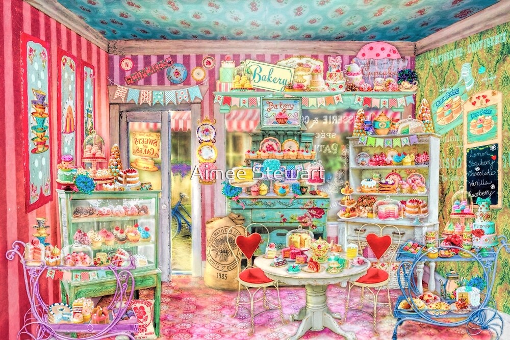 "The Little Cake Shop" by Aimee Stewart | Redbubble