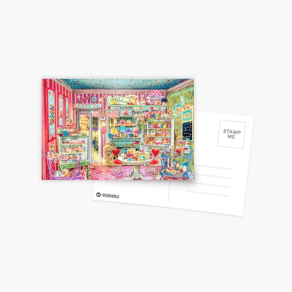 The Little Cake Shop Postcard