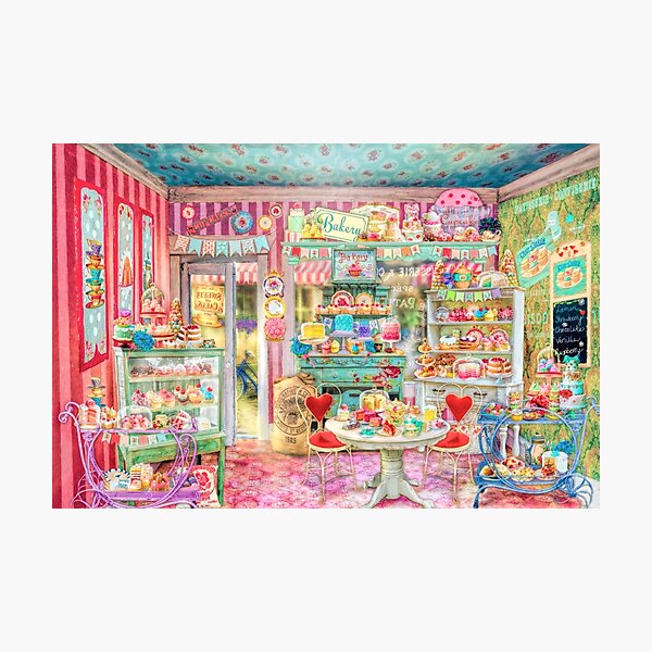 The Little Cake Shop Photographic Print