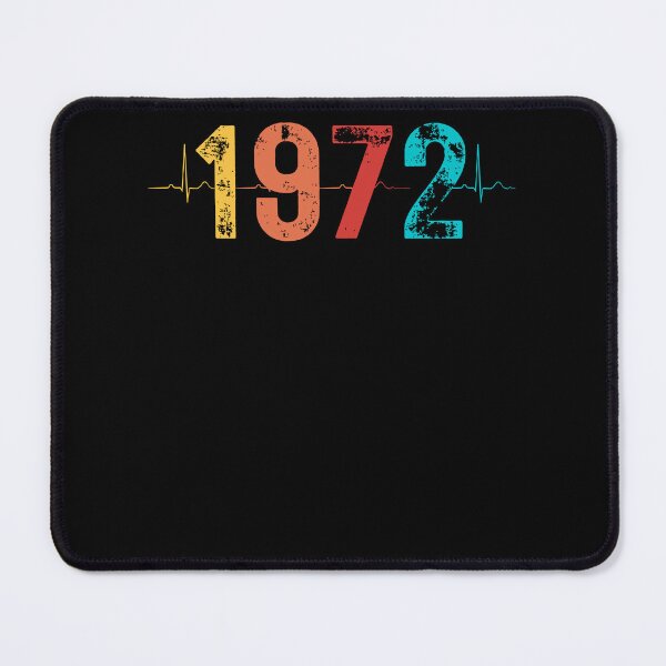 Item preview, 50 Year Old Birthday Gift Heartbeat 1972 designed and sold by UniqueBPresent.