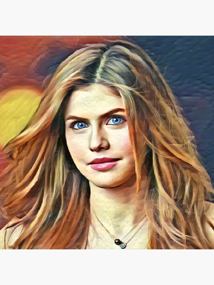 "alexandra daddario birthday" Poster for Sale by Ganguarts Redbubble