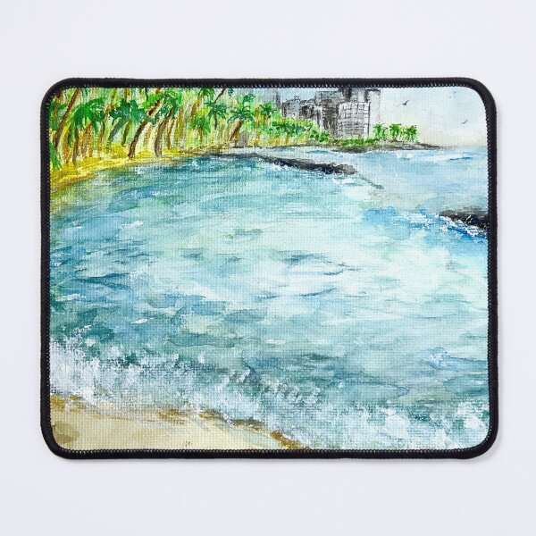 Item preview, Honolulu, Hawaii Watercolor Painting designed and sold by Ivan Ramirez.