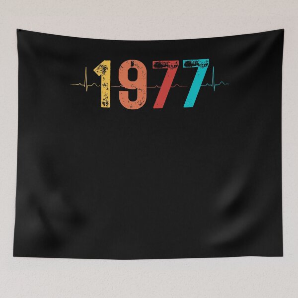 Item preview, 45 Year Old Birthday Gift Heartbeat 1977 designed and sold by UniqueBPresent.