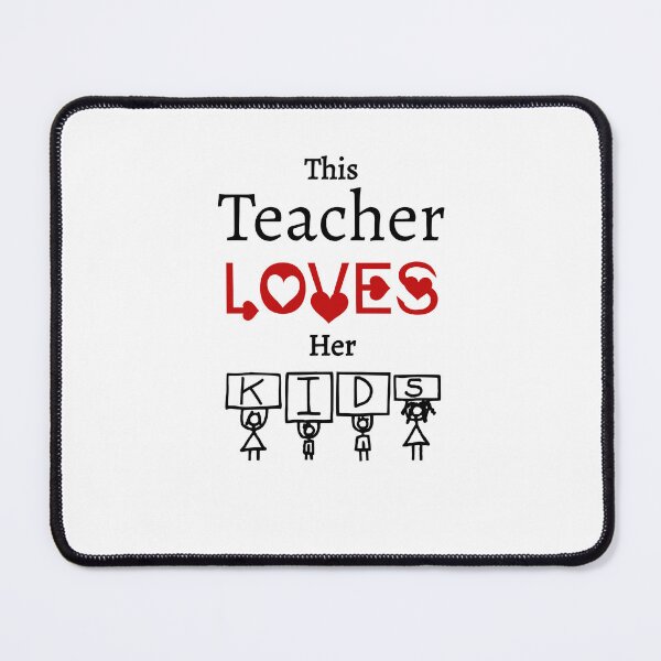 Item preview, This Teacher Loves Her Preschoolers designed and sold by Elyora.