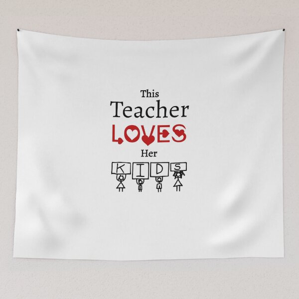 Item preview, This Teacher Loves Her Preschoolers designed and sold by Elyora.
