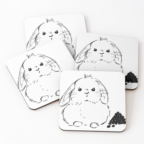 Item preview, Art theft is poop bunny designed and sold by Willow Grove Designs.