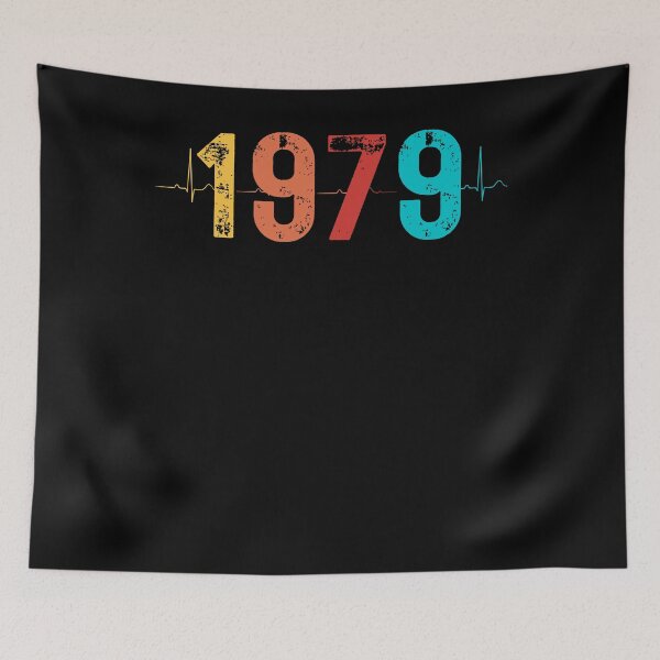 Item preview, 43 Year Old Birthday Gift Heartbeat 1979 designed and sold by UniqueBPresent.