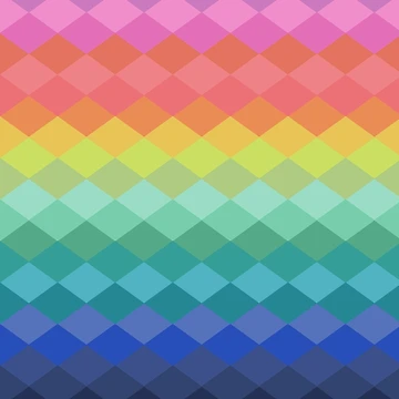 Artwork thumbnail, Mod Diamond Rainbow Pattern by JuneJournal