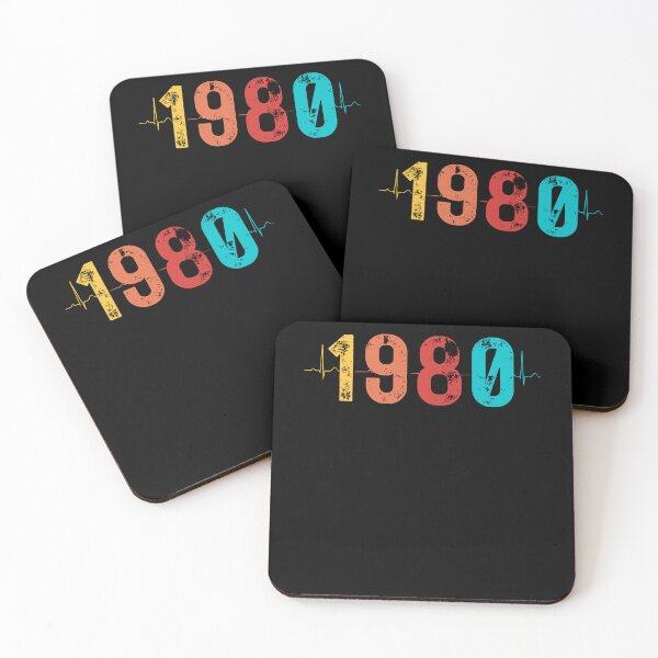 Item preview, 42 Year Old Birthday Gift Heartbeat 1980 designed and sold by UniqueBPresent.