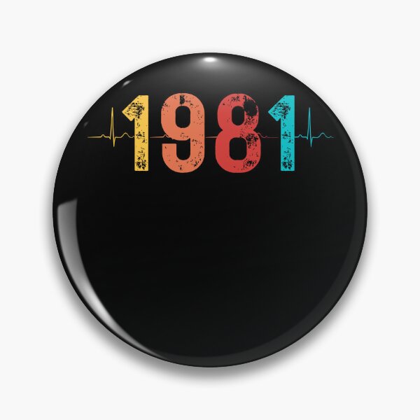 Item preview, 41 Year Old Birthday Gift Heartbeat 1981 designed and sold by UniqueBPresent.
