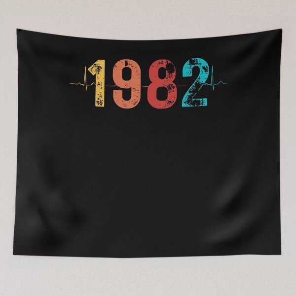 Item preview, 40 Year Old Birthday Gift Heartbeat 1982 designed and sold by UniqueBPresent.
