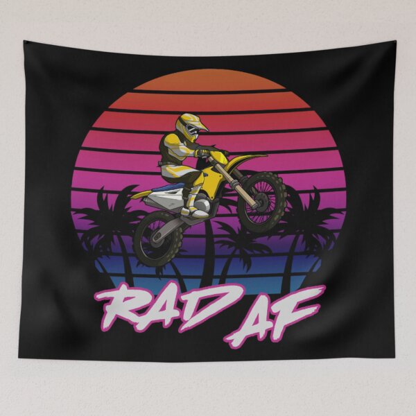 Item preview, Rad Af - motocross freak designed and sold by SidTastic .