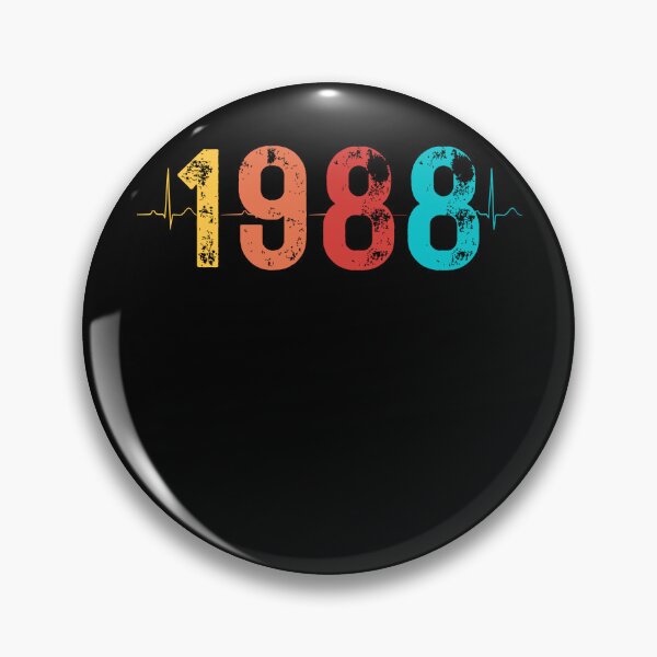 Item preview, 34 Year Old Birthday Gift Heartbeat 1988 designed and sold by UniqueBPresent.