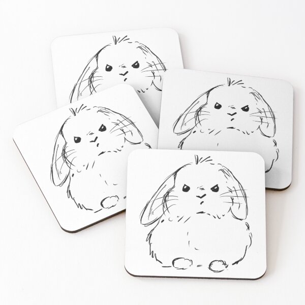 Item preview, Art theft is poop mad bunny designed and sold by Willow Grove Designs.