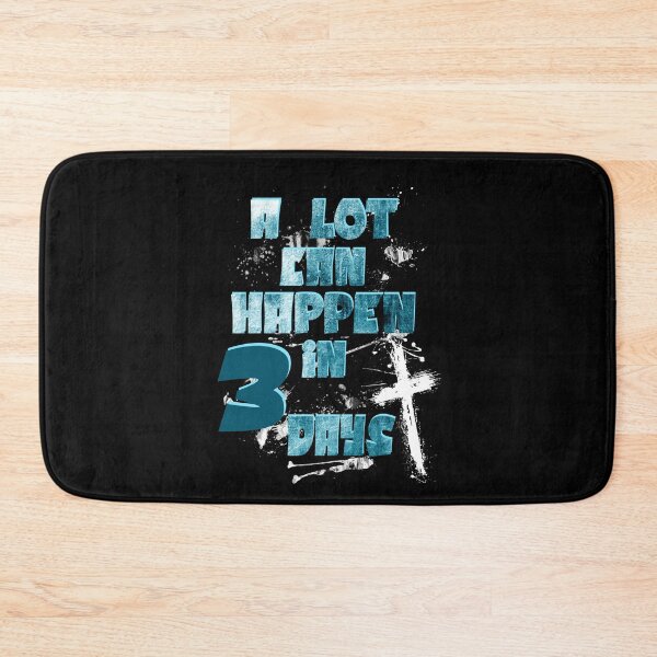 Item preview, A Lot Can Happen in 3 Days, Christian Quote designed and sold by orangeblue21.