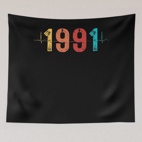 Item preview, 31 Year Old Birthday Gift Heartbeat 1991 designed and sold by UniqueBPresent.