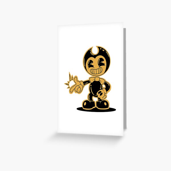 Bendy And The Ink Machine Chapter Greeting Card by Dede Dhea