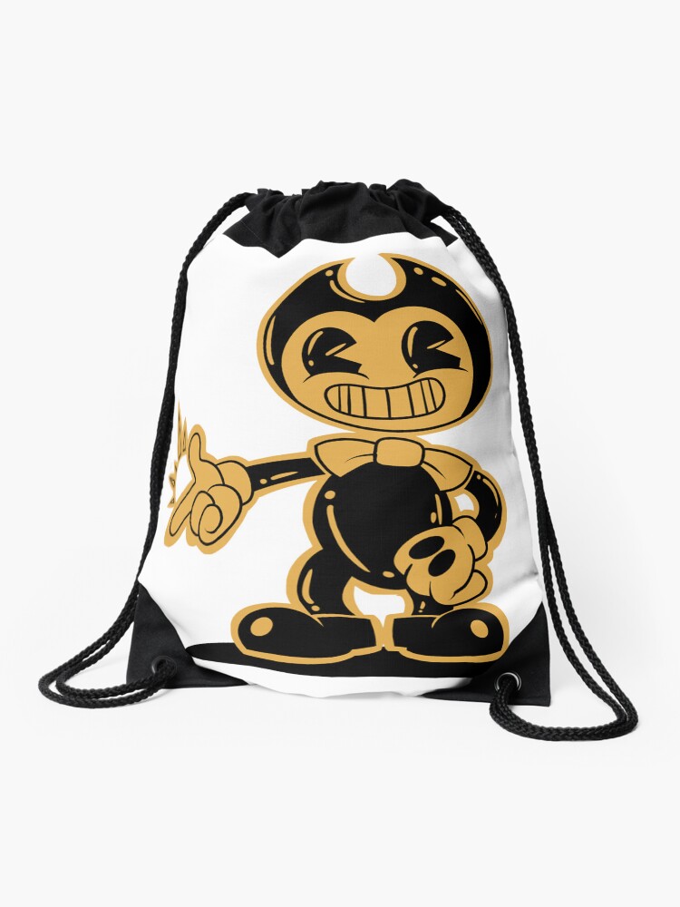 Mochila saco for Sale con la obra Bendy y la maquina de tinta de AndresCassidy Redbubble