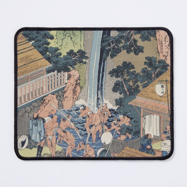 Item preview, Roben Waterfall at Oyama in Sagami Province - Katsushika Hokusai Art Reproduction designed and sold by molamode.